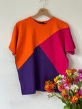 Three-Color Cotton Stretch Women's T-Shirt