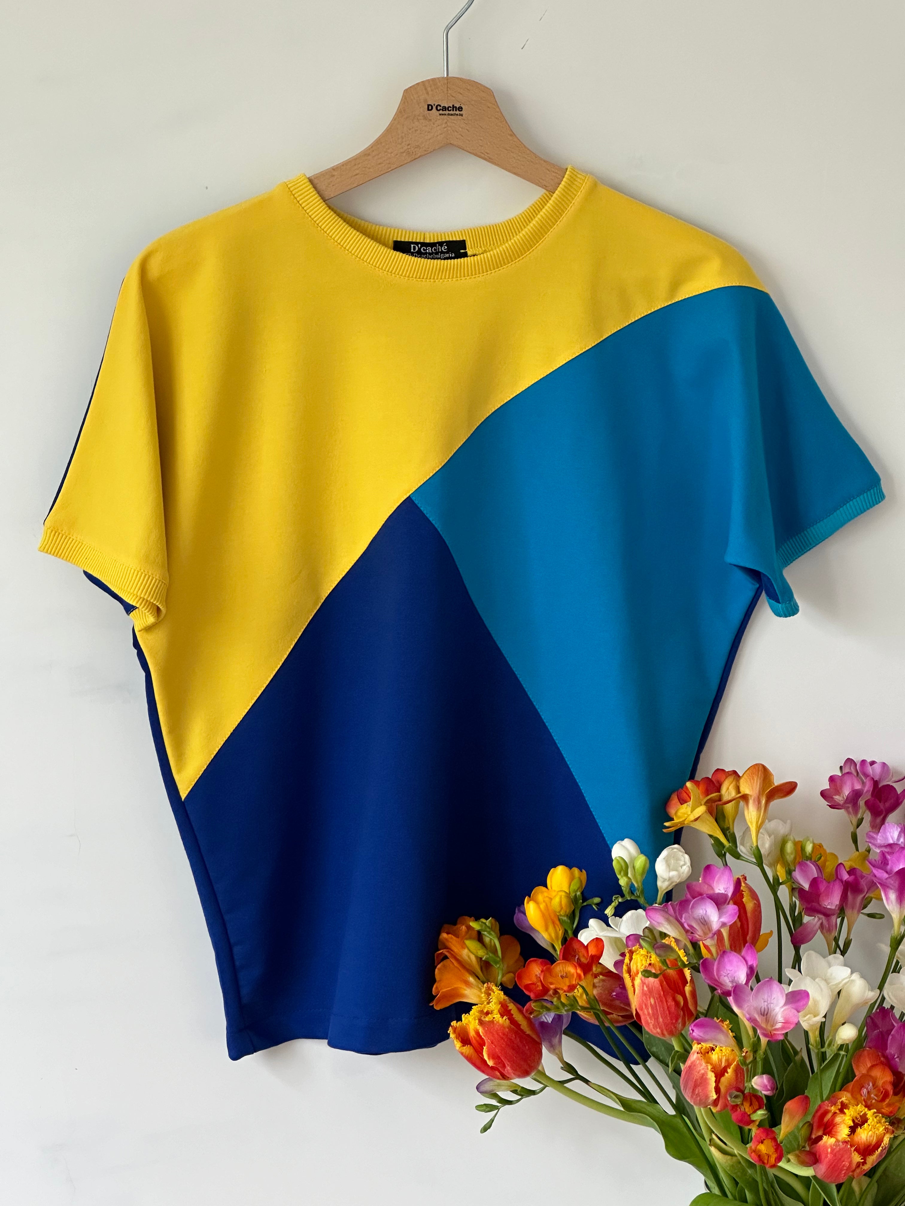 Three-Color Cotton Stretch Women's T-Shirt