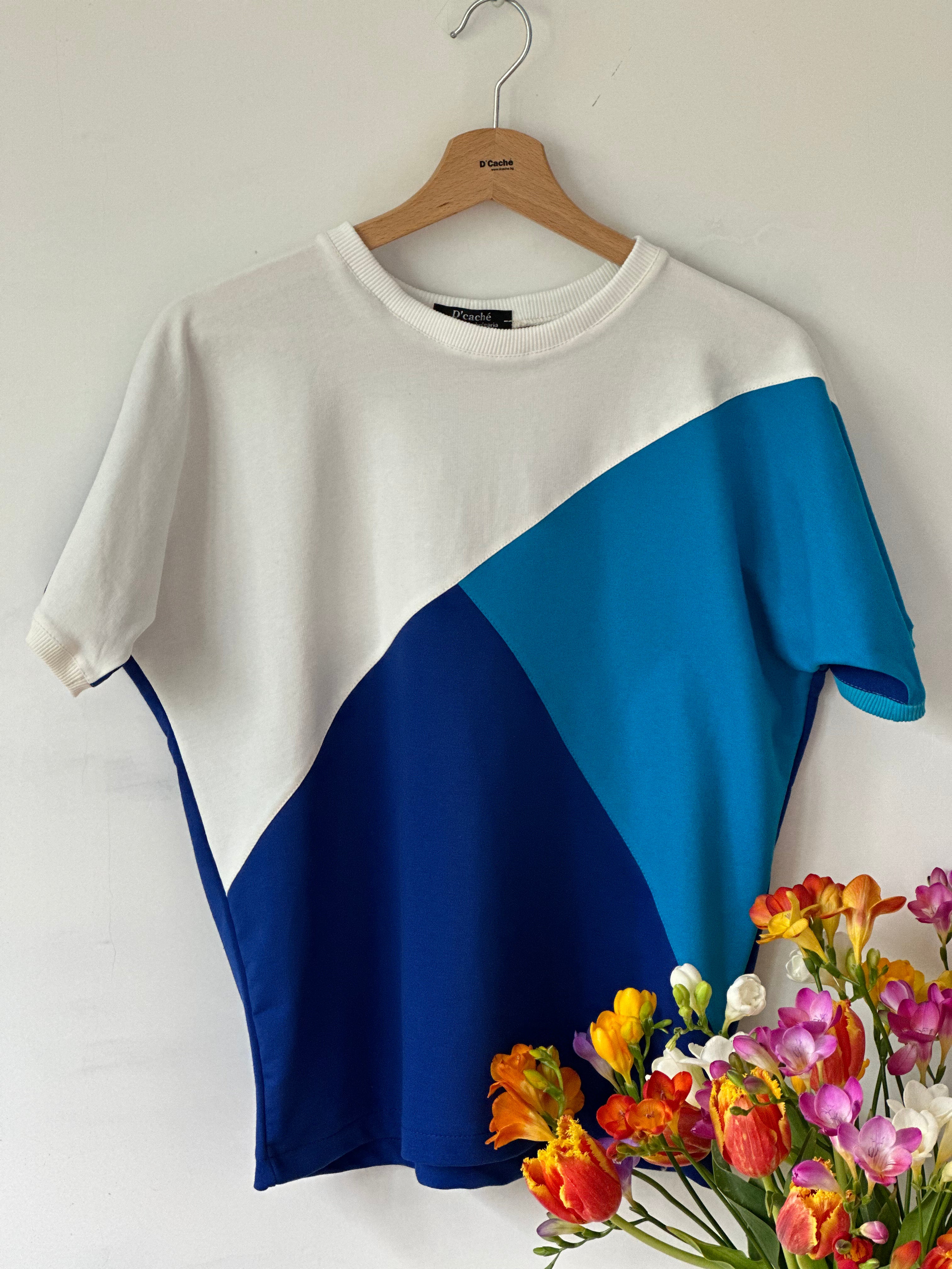 Three-Color Cotton Stretch Women's T-Shirt