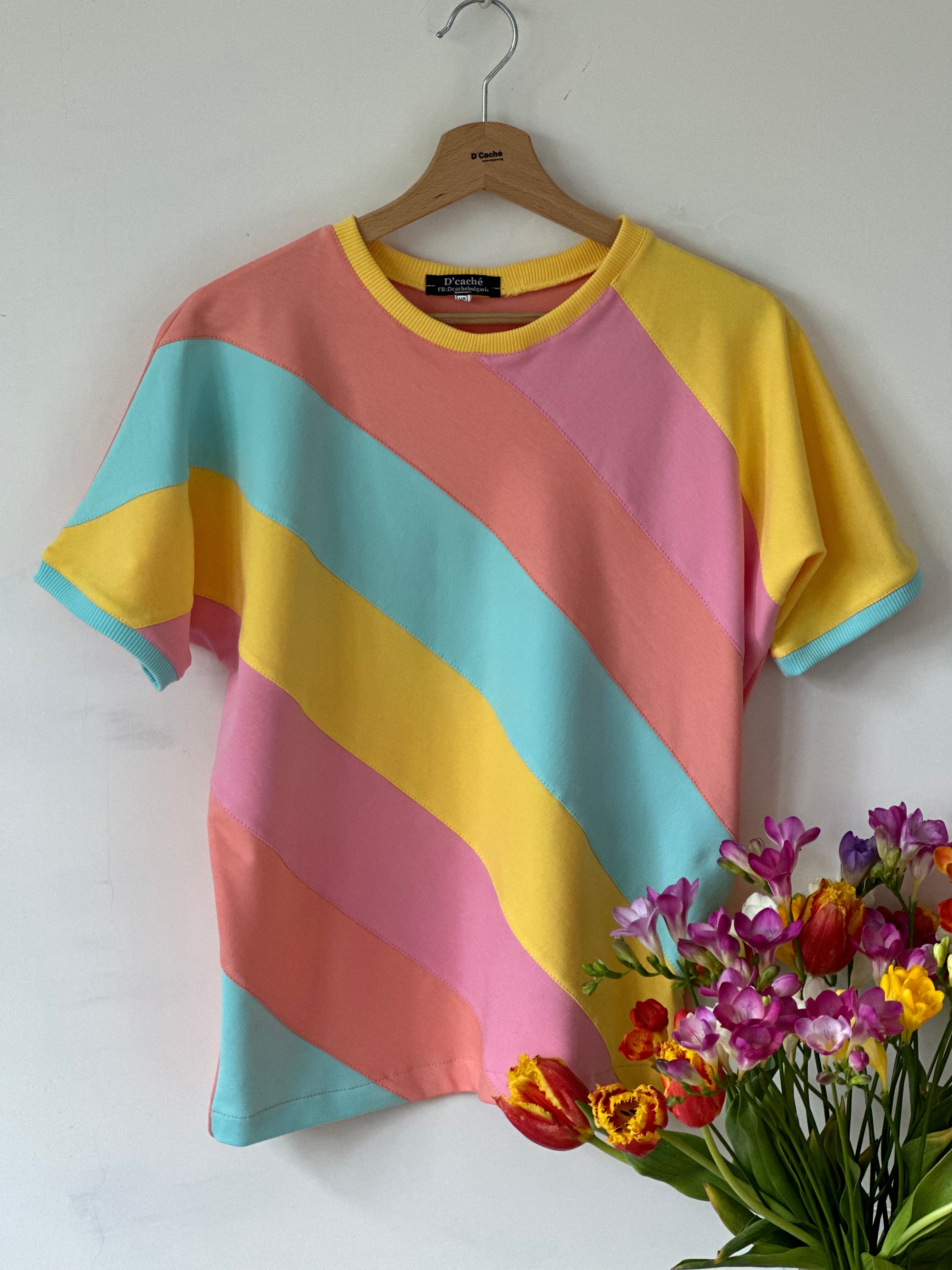 Multicolor Cotton T-Shirt – Comfortable & Stylish