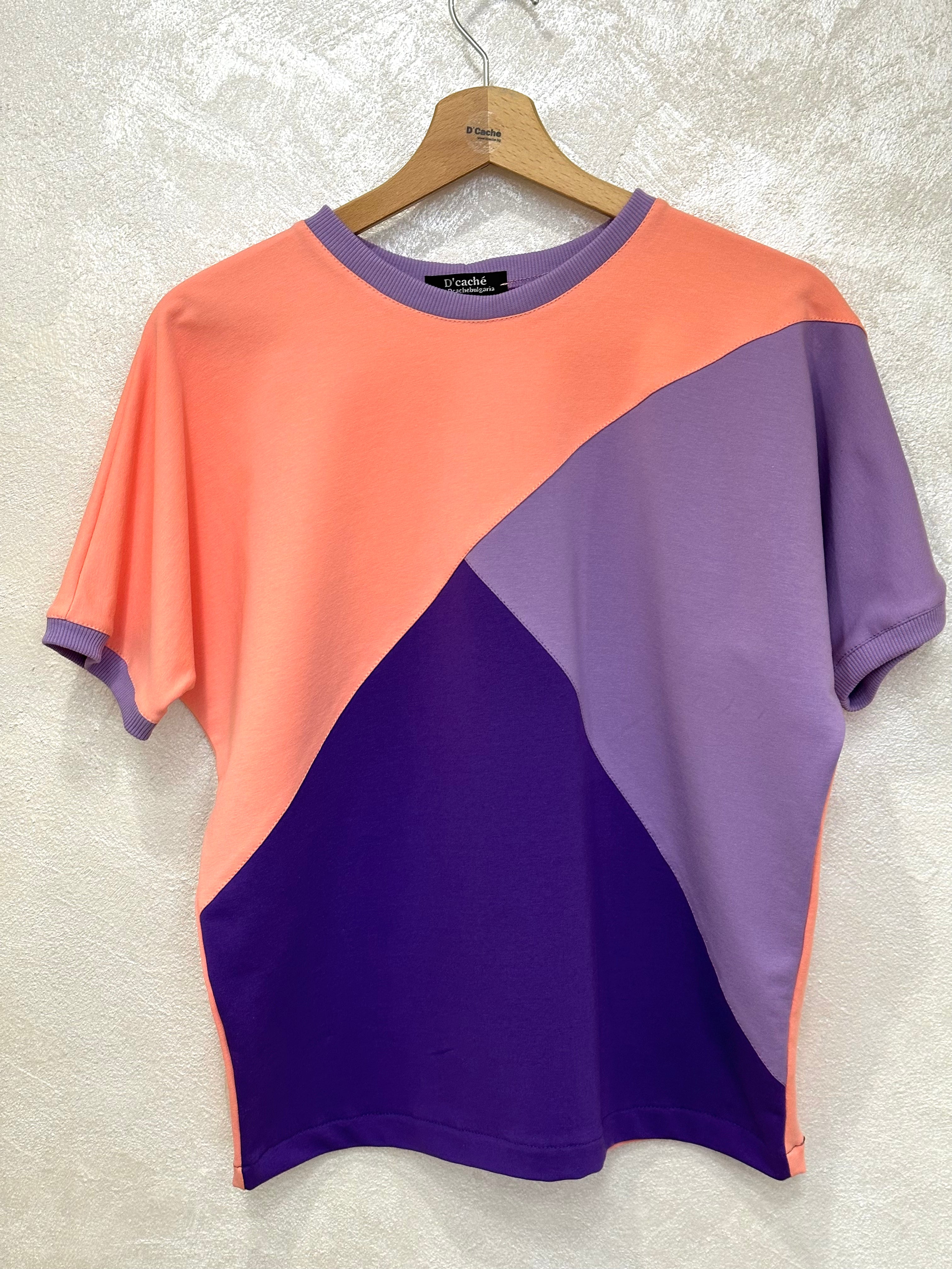 Three-Color Cotton Stretch Women's T-Shirt