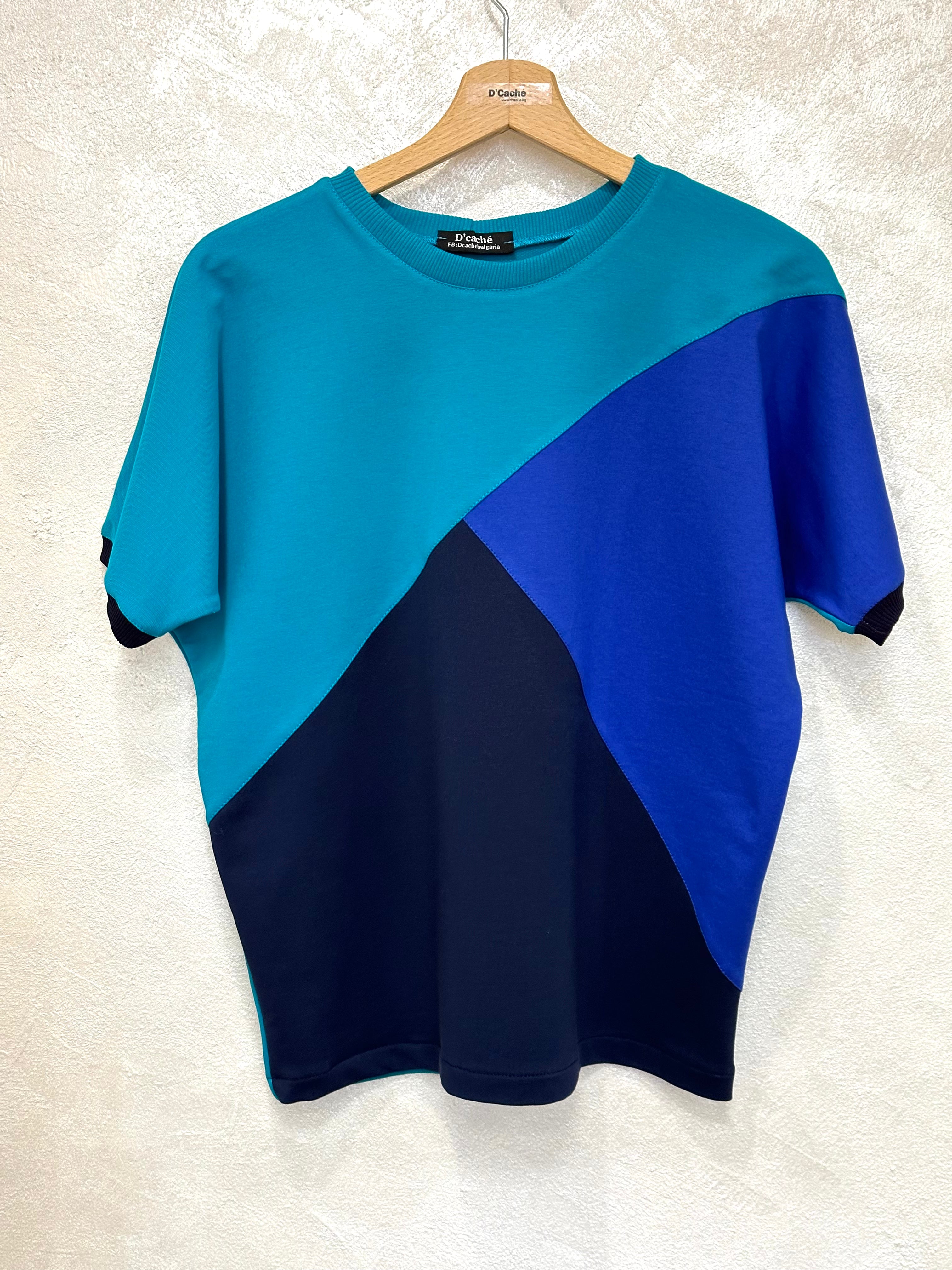 Three-Color Cotton Stretch Women's T-Shirt