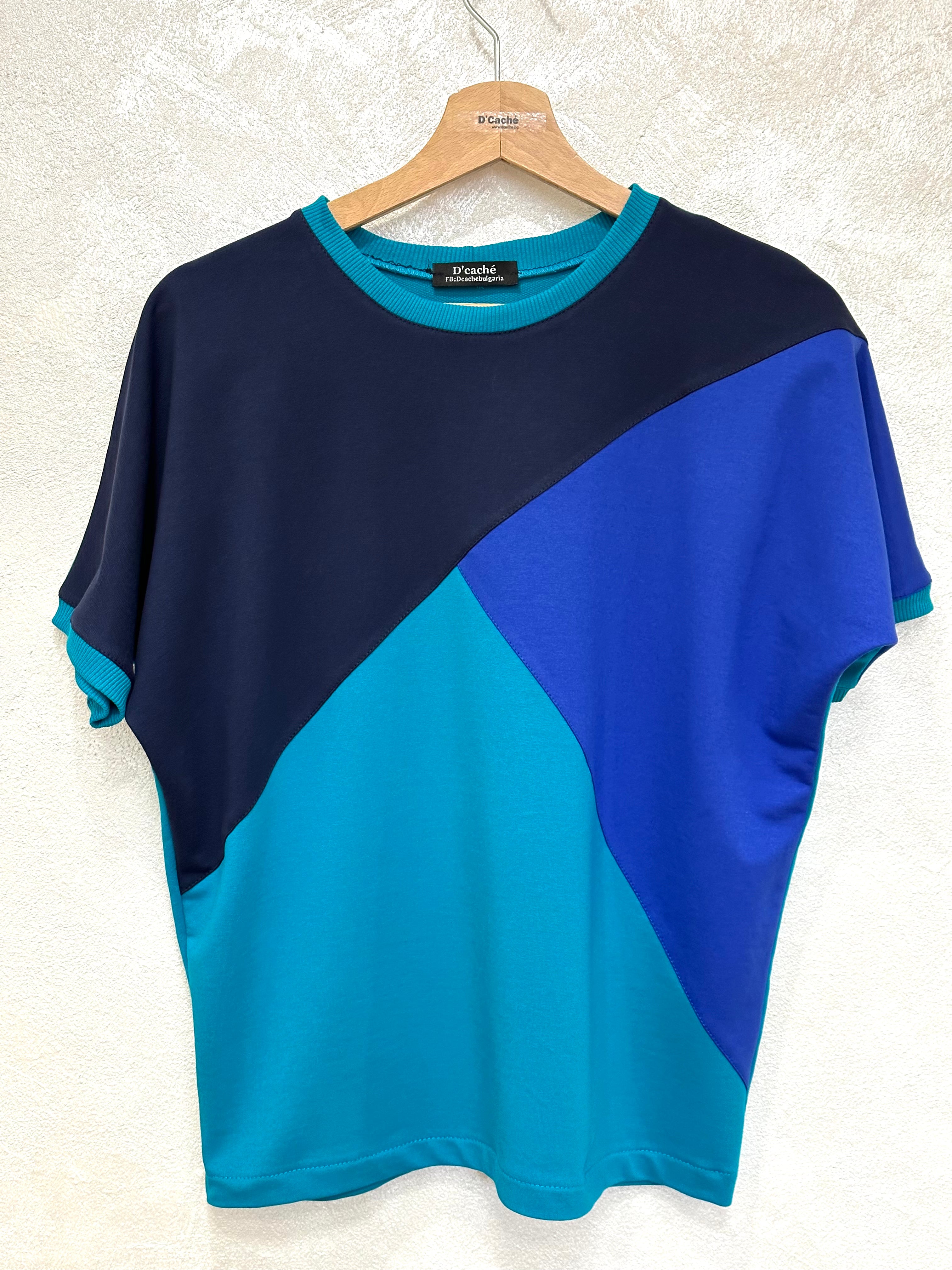 Three-Color Cotton Stretch Women's T-Shirt