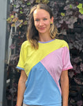 Three-Color Cotton Stretch Women's T-Shirt