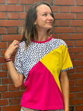 Three-Color Cotton Stretch Women's T-Shirt